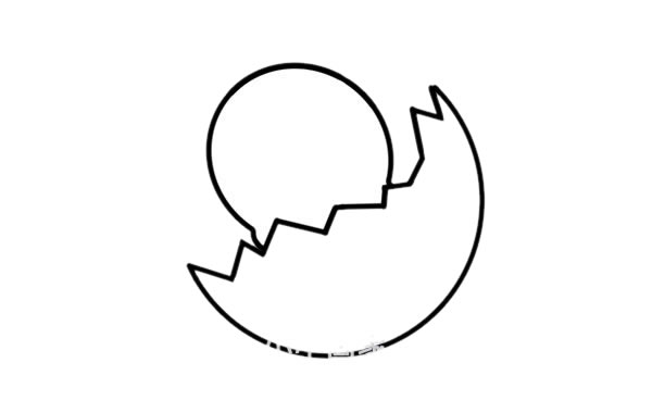 刚破壳的小鸡怎么画