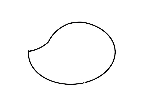 喷水的可爱鲸鱼简笔画