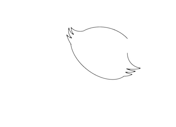 可爱黄色猫咪简笔画画法
