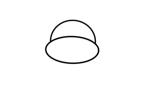 可爱的卡通驯鹿简笔画