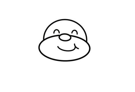 可爱的卡通驯鹿简笔画