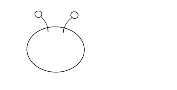 可爱的卡通蜗牛简笔画步骤