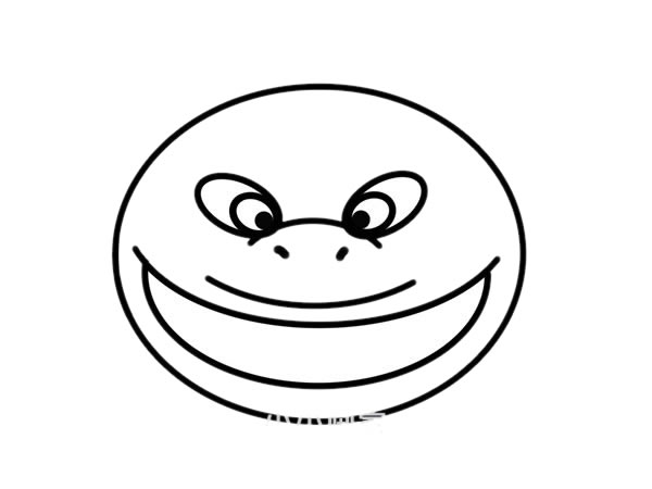 卡通鲨鱼简笔画画法步骤