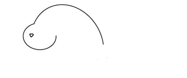 可爱的海象简笔画画法步骤