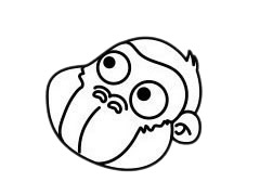 一步步教你画大猩猩 一步步教你画大猩猩