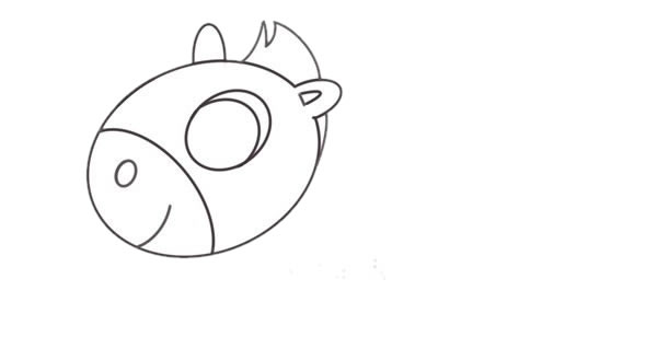 小马简笔画简单又漂亮