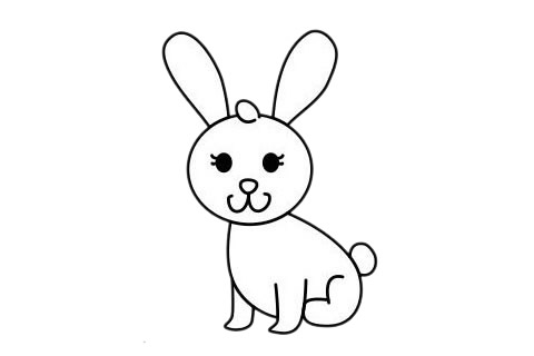 简单易学的小兔子简笔画 简单易学的小兔子简笔画
