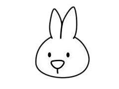 小白兔的简单画法