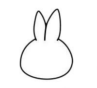 小白兔的简单画法