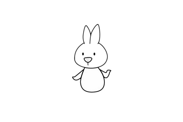 小白兔的简单画法