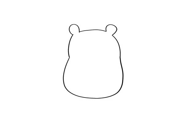 可爱的卡通仓鼠简笔画 可爱的卡通仓鼠简笔画