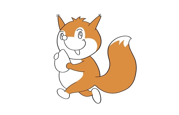 小松鼠怎么画简单又可爱