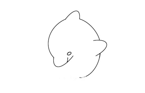 海豚和彩球简笔画 海豚和彩球简笔画