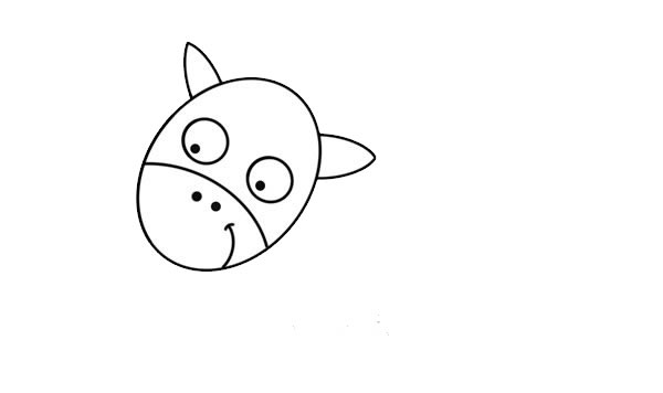 可爱卡通小马简笔画步骤 可爱卡通小马简笔画步骤