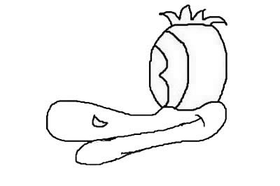 卡通鸭子简笔画 卡通鸭子简笔画