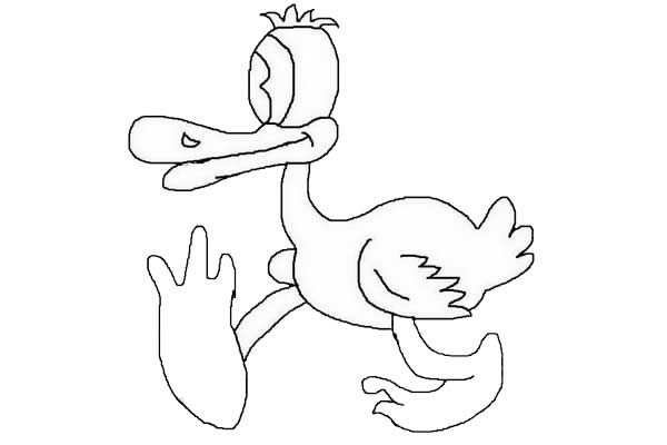 卡通鸭子简笔画 卡通鸭子简笔画