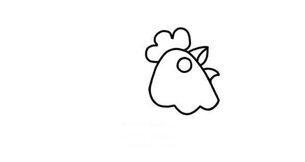 孵蛋的母鸡简笔画步骤(母鸡孵小鸡的画)