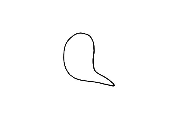 卡通小蜗牛简笔画教程(卡通蜗牛的画法)