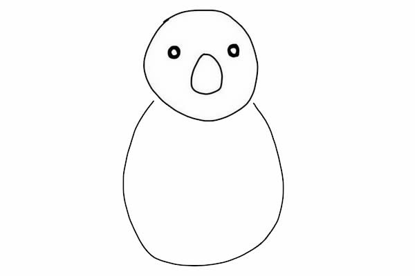 可爱的考拉简笔画步骤