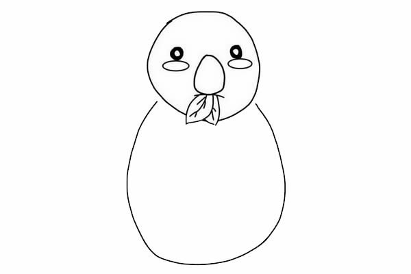 可爱的考拉简笔画步骤