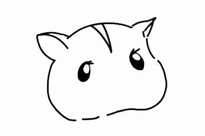 仓鼠简笔画详细步骤