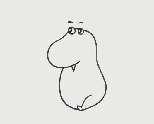 呆萌可爱恐龙简笔画步骤(呆萌可爱恐龙简笔画)