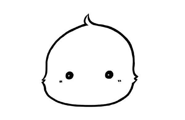 简单可爱的小黄鸭简笔画 简单可爱的小黄鸭简笔画