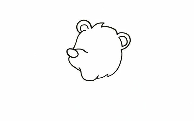 开心的小熊简笔画(开心小熊图片大全)