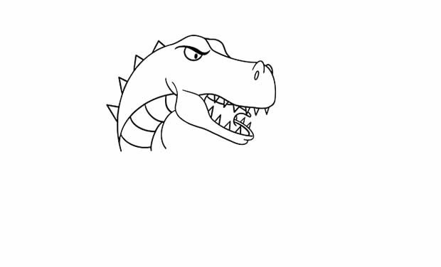 霸王龙怎么画最霸气(霸王龙怎么画最霸气全身)