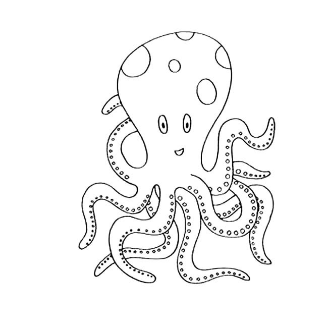 卡通章鱼简笔画(章鱼卡通画简笔画)