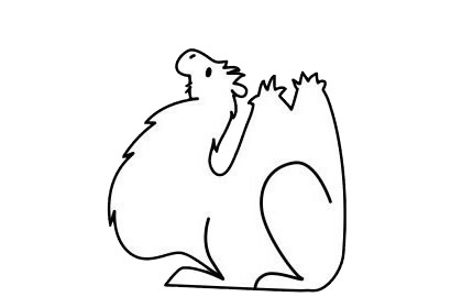 一组关于骆驼的简笔画大全