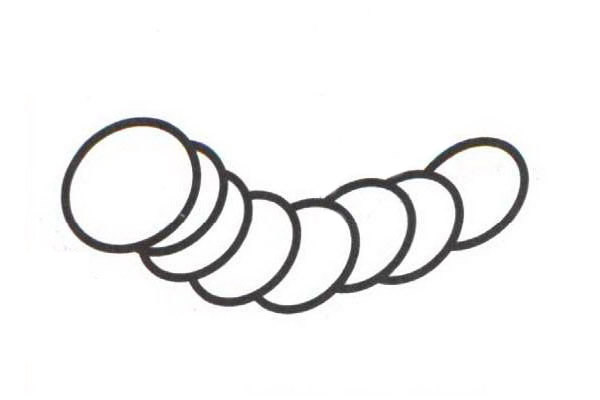 蜈蚣简笔画彩色画法(蜈蚣简笔画彩色画法图片)