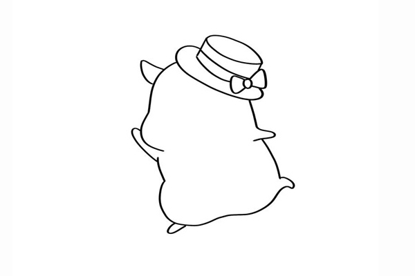 可爱的仓鼠简笔画 可爱的仓鼠简笔画