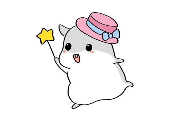 可爱的仓鼠简笔画 可爱的仓鼠简笔画