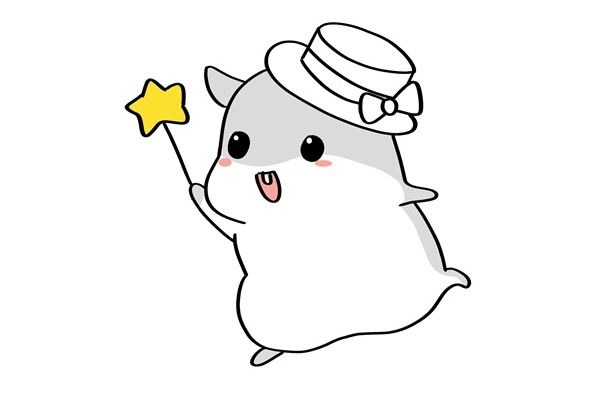 可爱的仓鼠简笔画 可爱的仓鼠简笔画