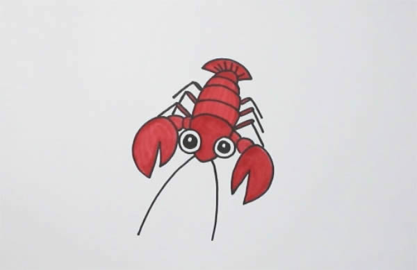 龙虾怎么画简单又好看 龙虾怎么画简单又好看