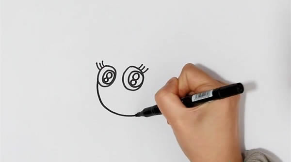 漂亮的小丑鱼简笔画 漂亮的小丑鱼简笔画