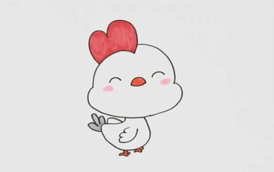 萌萌哒小鸡简笔画 萌萌哒小鸡简笔画