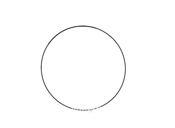 圆鼓鼓的猫头鹰简笔画