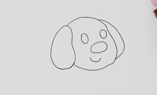 非常可爱的小狗简笔画 非常可爱的小狗简笔画