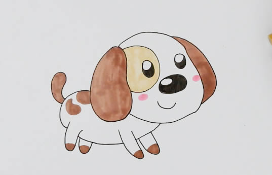 非常可爱的小狗简笔画 非常可爱的小狗简笔画