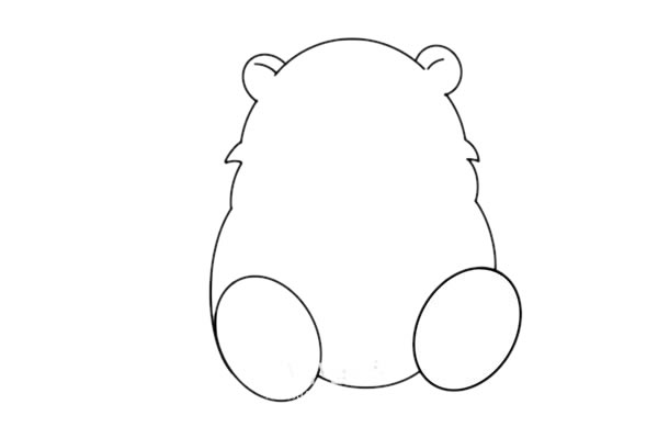 漂亮的彩色土拨鼠简笔画 漂亮的彩色土拨鼠简笔画