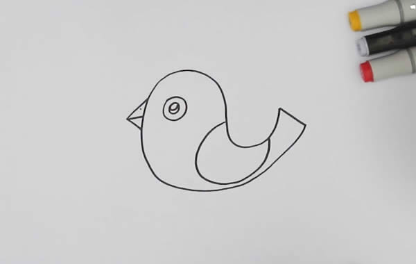 几步就会的小鸟简笔画 几步就会的小鸟简笔画