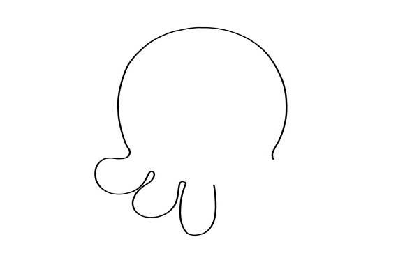 可爱的章鱼简笔画步骤 可爱的章鱼简笔画步骤