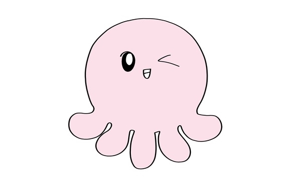 可爱的章鱼简笔画步骤 可爱的章鱼简笔画步骤