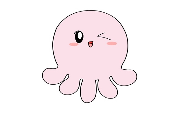 可爱的章鱼简笔画步骤 可爱的章鱼简笔画步骤