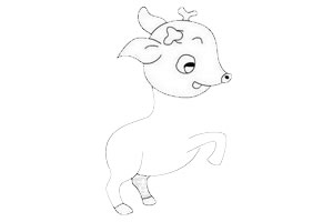 梅花鹿简笔画步骤 梅花鹿简笔画步骤