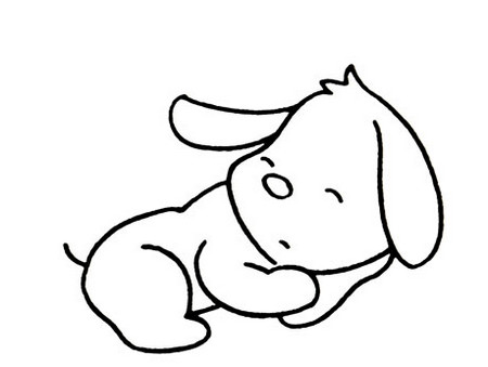 分享几张睡觉的动物简笔画 分享几张睡觉的动物简笔画