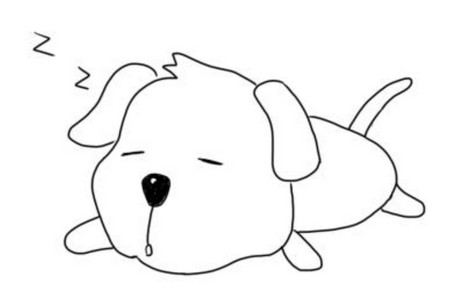 分享几张睡觉的动物简笔画 分享几张睡觉的动物简笔画