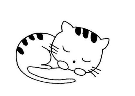 分享几张睡觉的动物简笔画 分享几张睡觉的动物简笔画